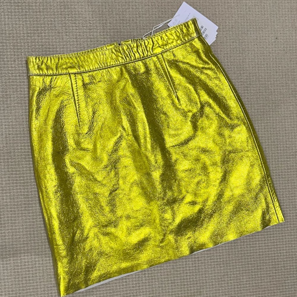 & other stories, skirt size 6 US, gold coloured
